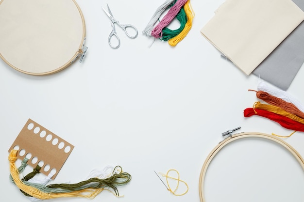 Materiale de brodat: fire, ace, modele